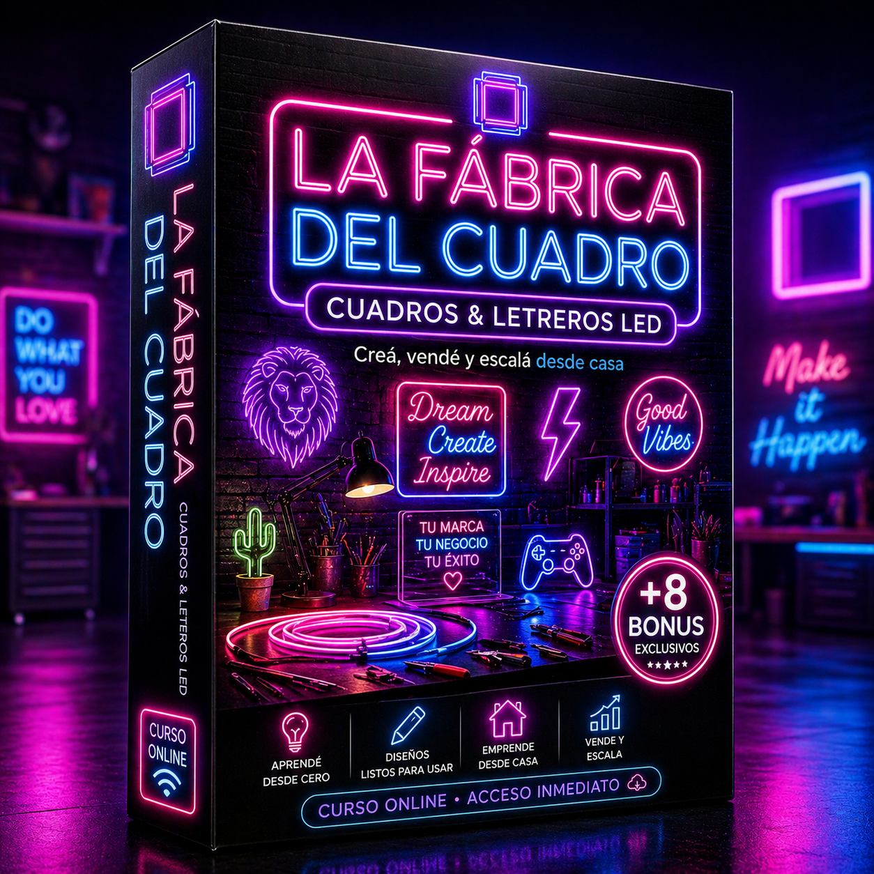 LA FABRICA DEL CUADRO GUIA COMPLETA + 8 BONUS DE REGALO